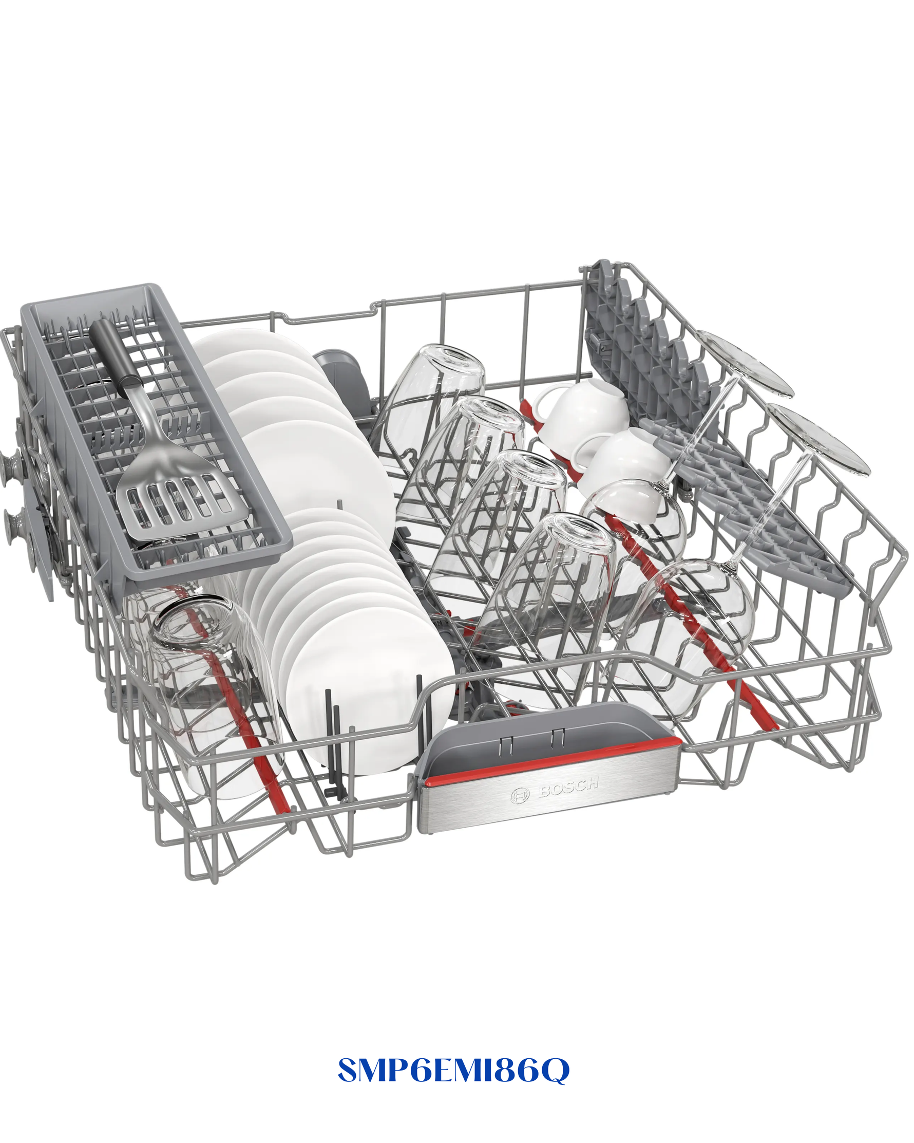 Bosch Series 6 Free-standing Dishwasher 60 cm Silver Inox 13 Place Settings