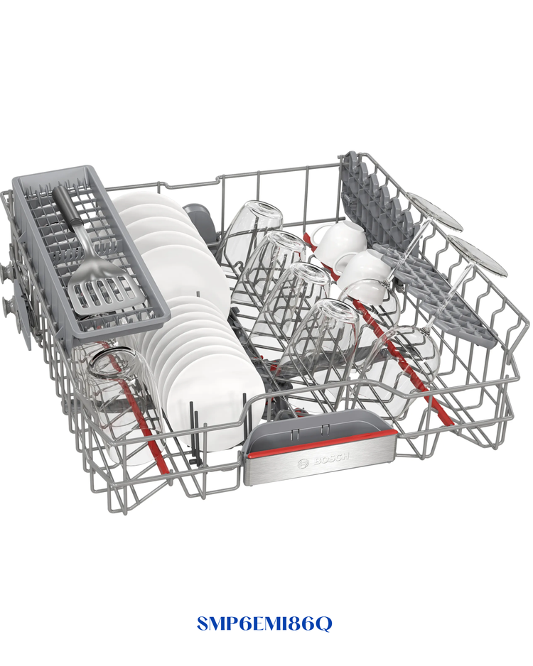 Bosch Series 6 Free-standing Dishwasher 60 cm Silver Inox 13 Place Settings