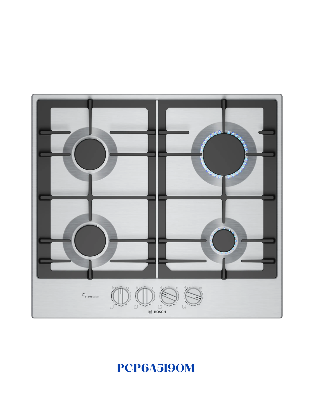 Bosch Series 6 Gas Hob 60 cm Stainless Steel