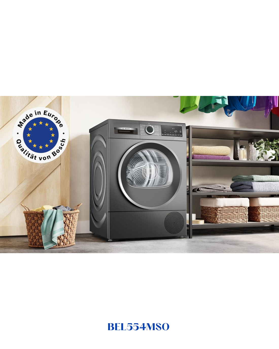 Bosch Series 6 Heat Pump Tumble Dryer 9 kg