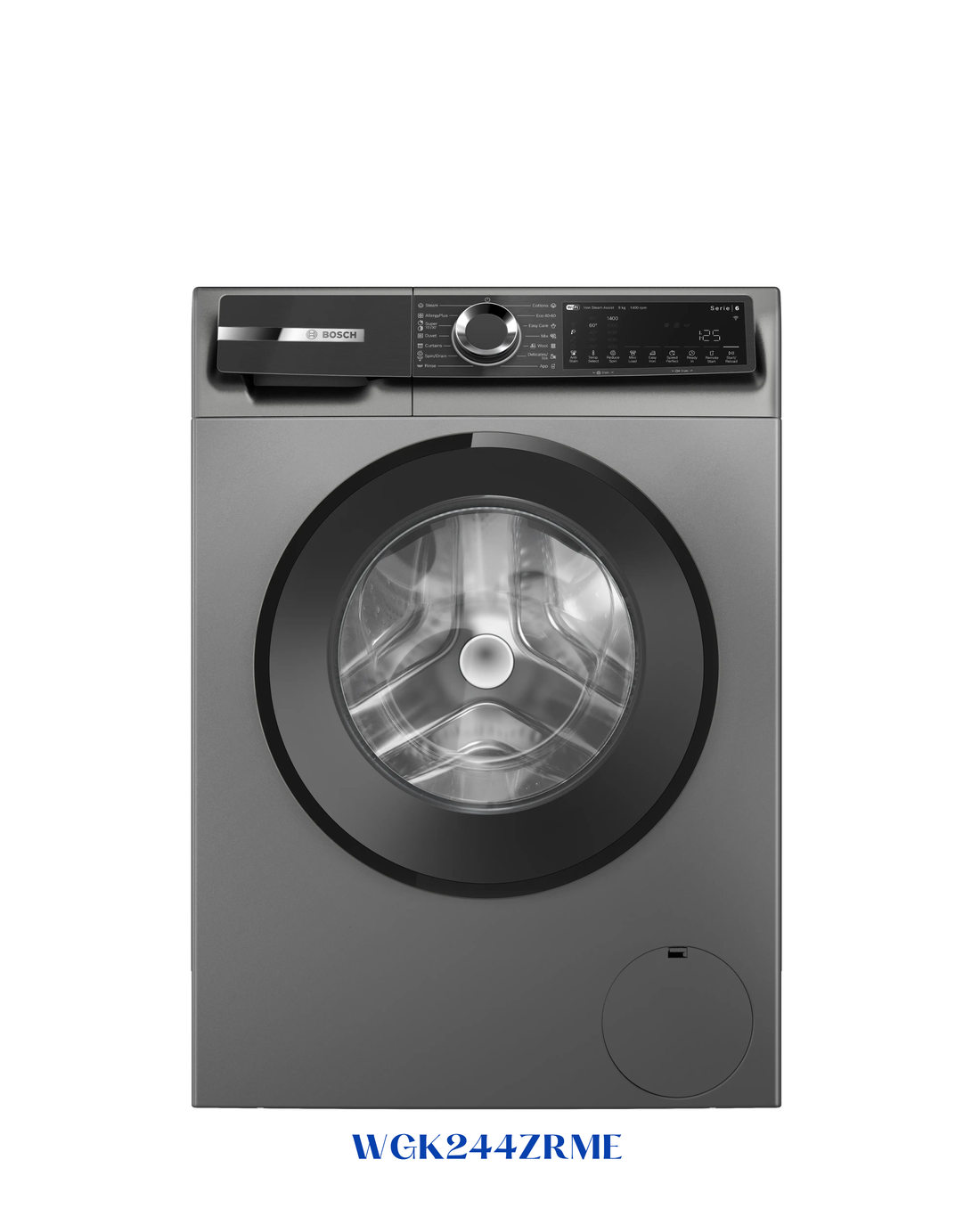 Bosch Series 6 Washing Machine, Frontloader Fullsize 9 kg 1400 rpm