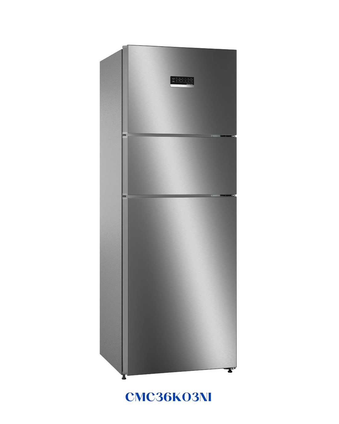 Bosch Series 4 Free-standing Triple Door Fridge-Freezer 335L