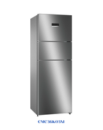 Bosch Series 4 Free-standing Triple Door Fridge-Freezer 335L