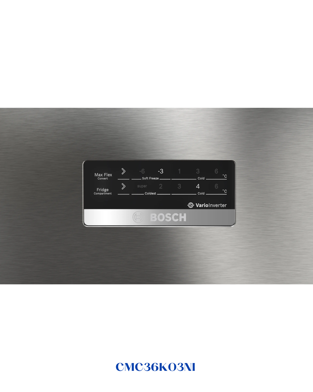 Bosch Series 4 Free-standing Triple Door Fridge-Freezer 335L