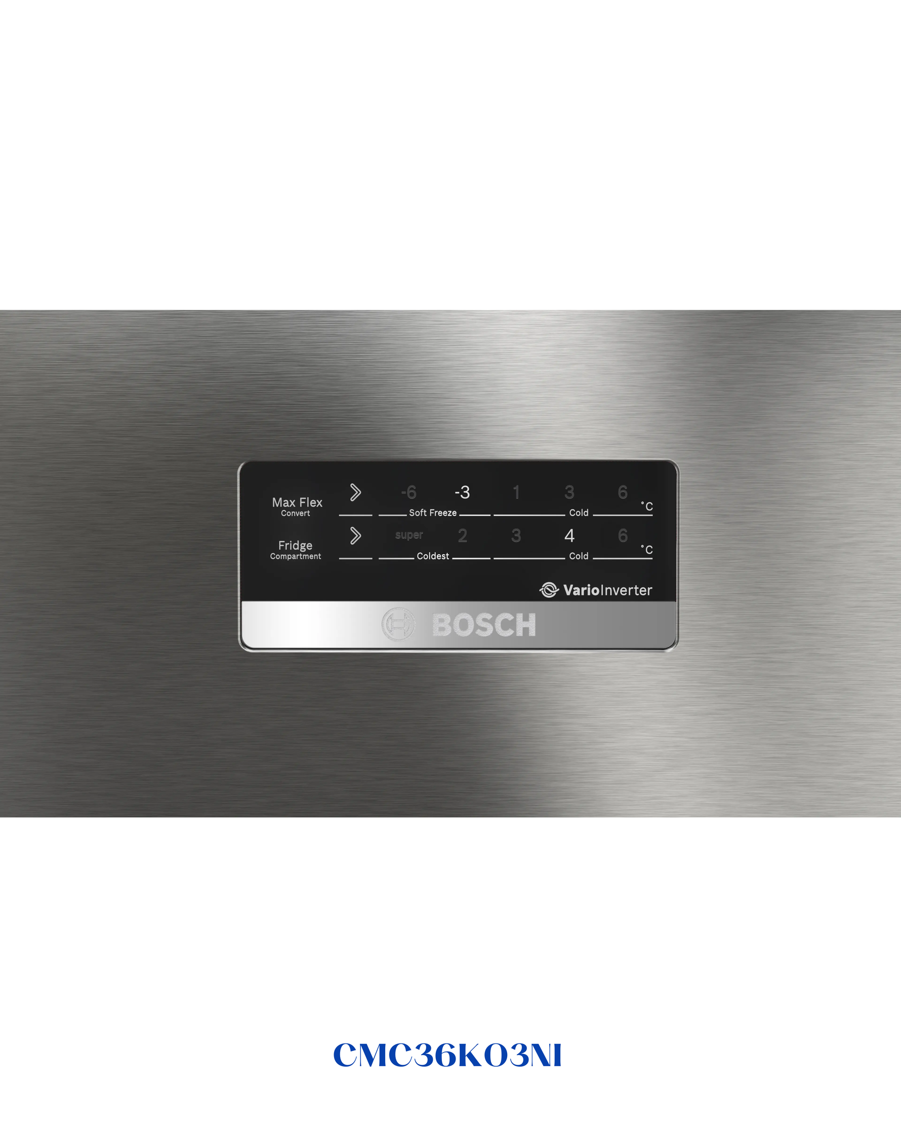 Bosch Series 4 Free-standing Triple Door Fridge-Freezer 335L