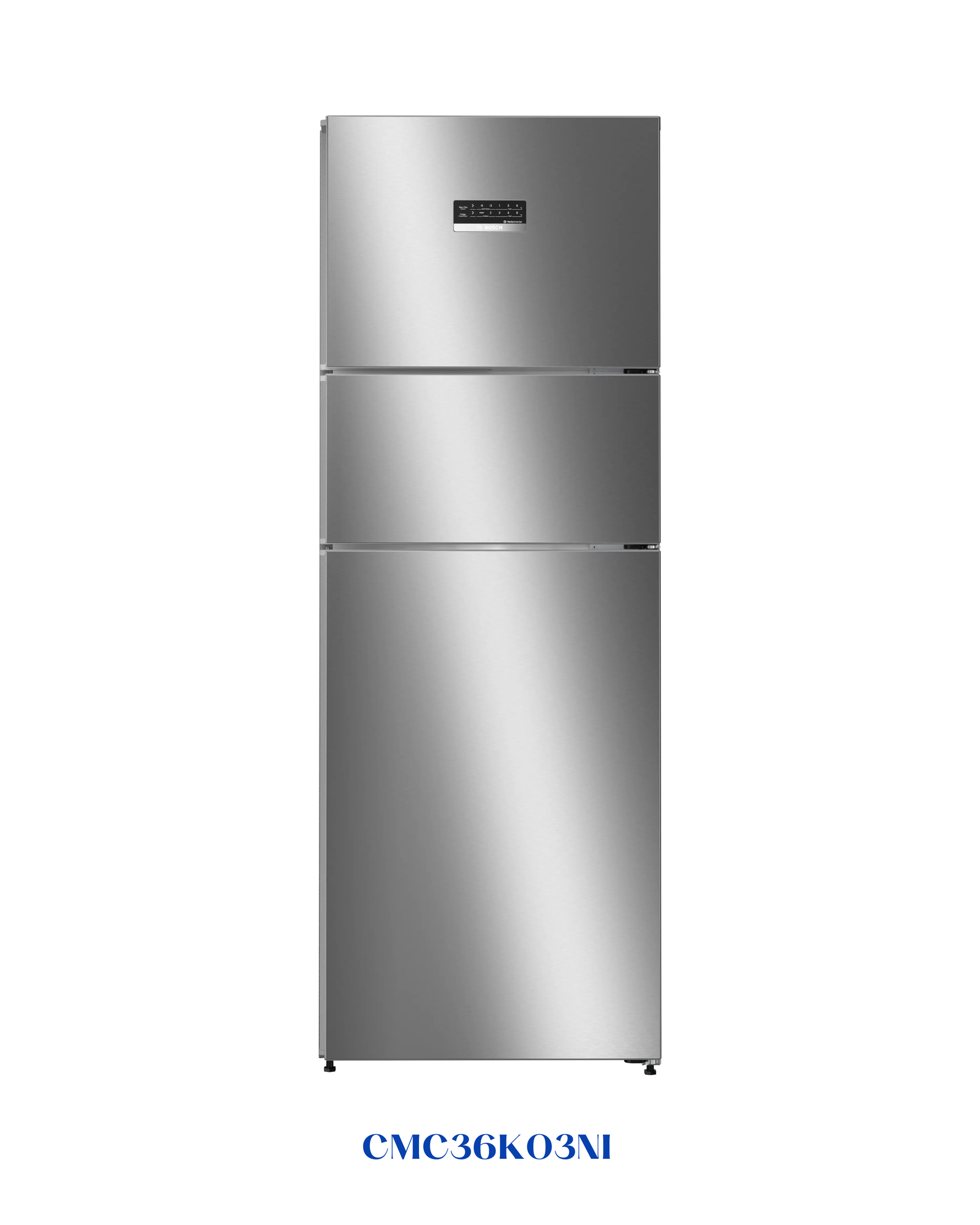 Bosch Series 4 Free-standing Triple Door Fridge-Freezer 335L