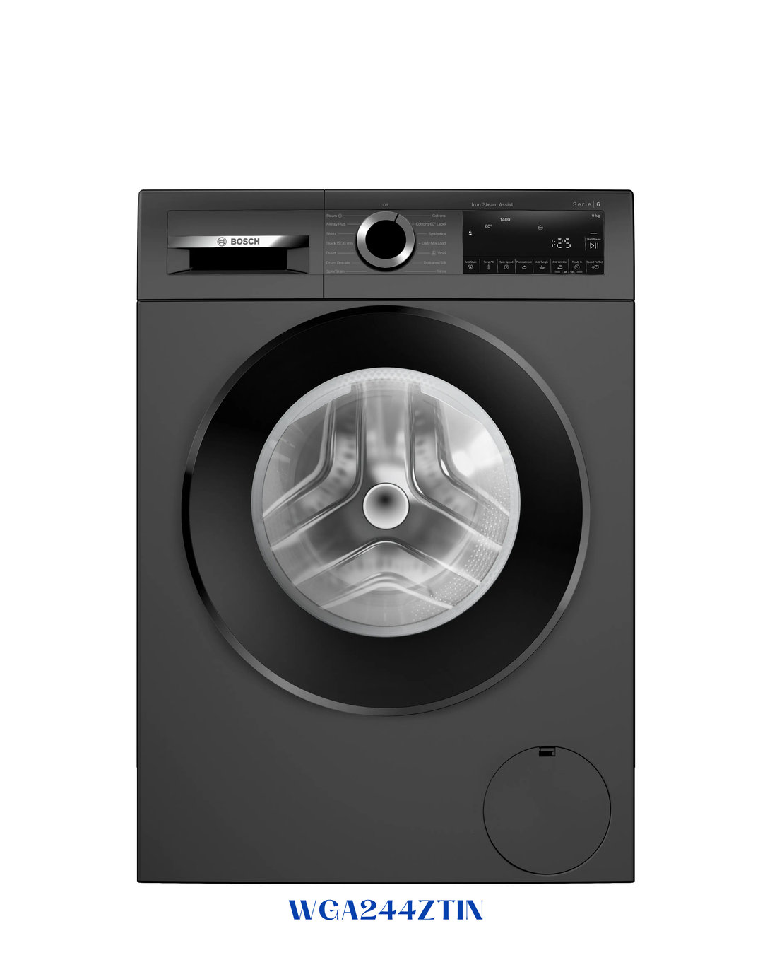 bosch Series 6 Washing Machine, Front Loader 9 kg 1400 rpm