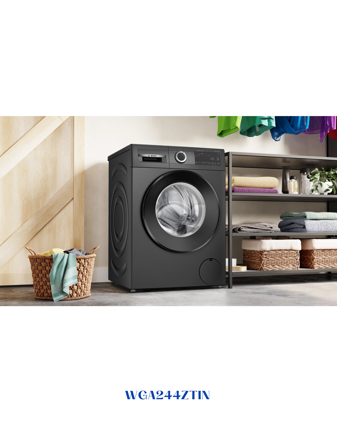 bosch Series 6 Washing Machine, Front Loader 9 kg 1400 rpm