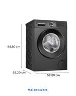 bosch Series 6 Washing Machine, Front Loader 9 kg 1400 rpm