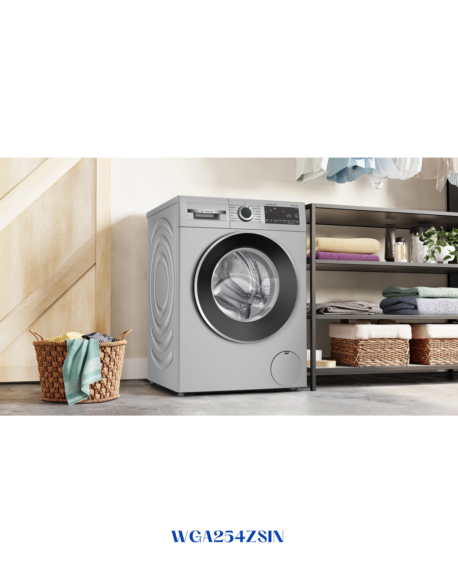 Bosch Series 6 Washing Machine, Front Loader 10 kg-1400 rpm
