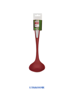 LAMART NYLON SOUP LADLE 28 CM - RED