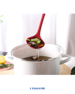 LAMART NYLON SOUP LADLE 28 CM - RED