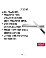 LAMART MAGNETIC KNIFE RACK DELUXE 36.5 CM