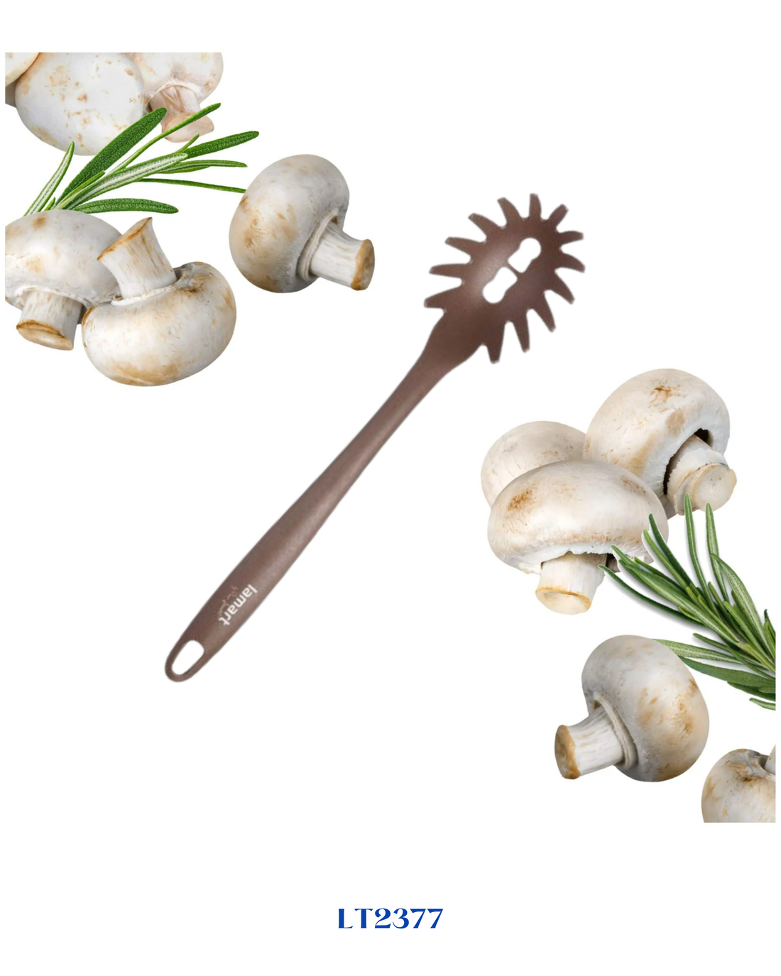 LAMART ERGO SPAGHETTI LADLE BROWN
