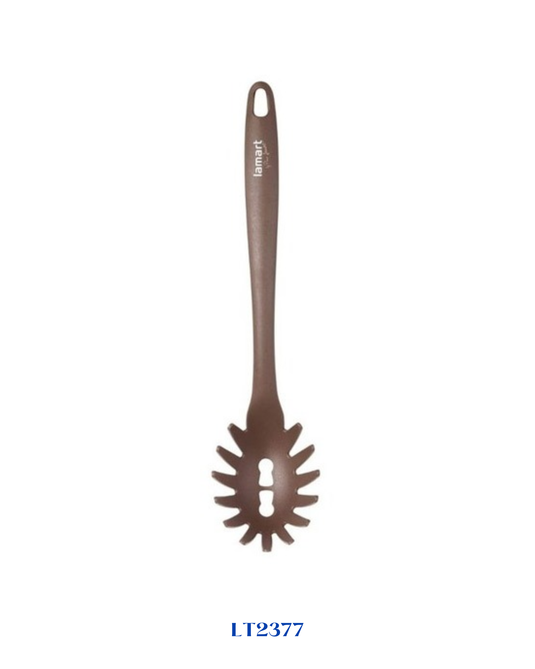 LAMART ERGO SPAGHETTI LADLE BROWN