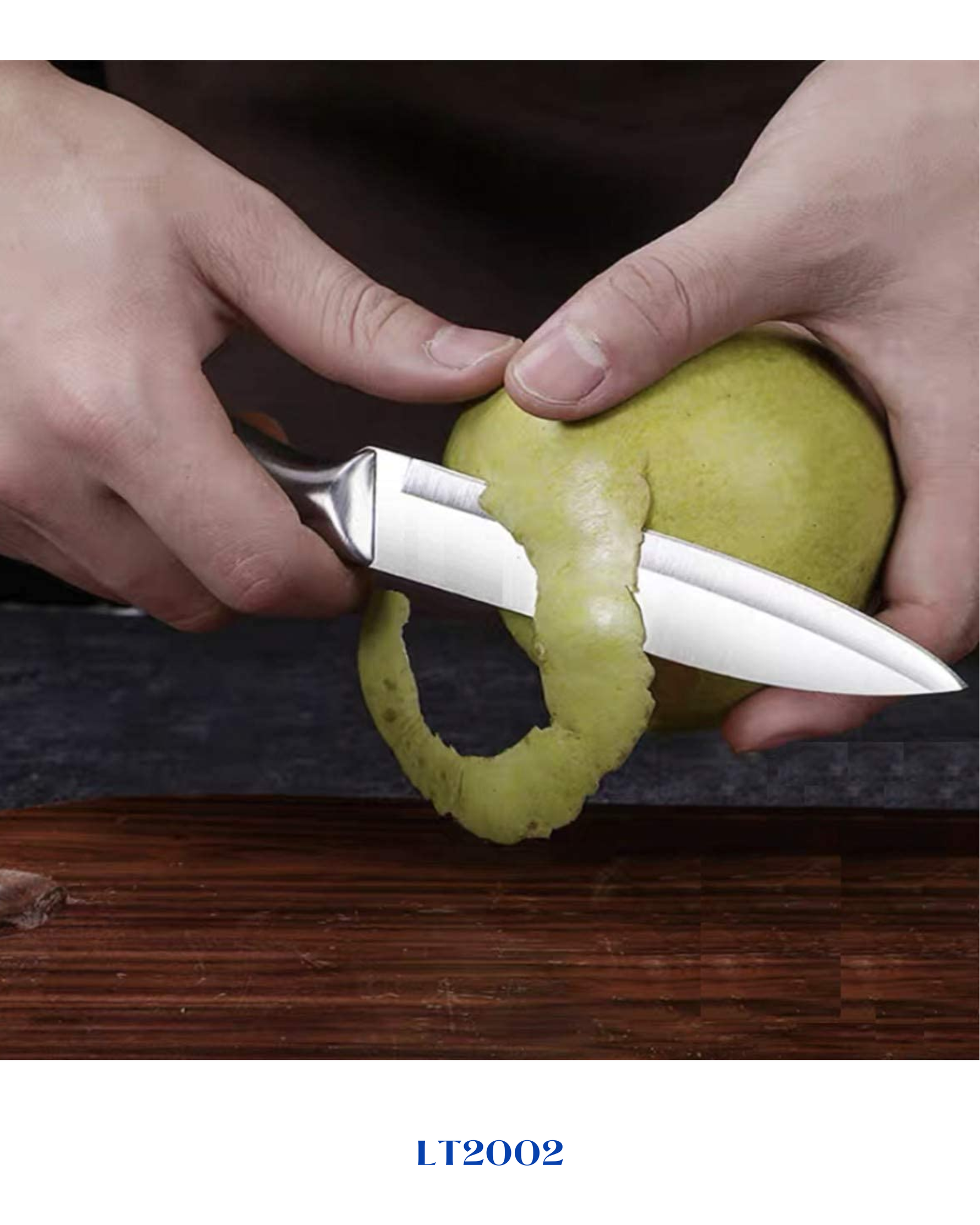 LAMART  CERAMIC UTILITY KNIFE WITH STAINLESS STEEL HANDLE 10CM