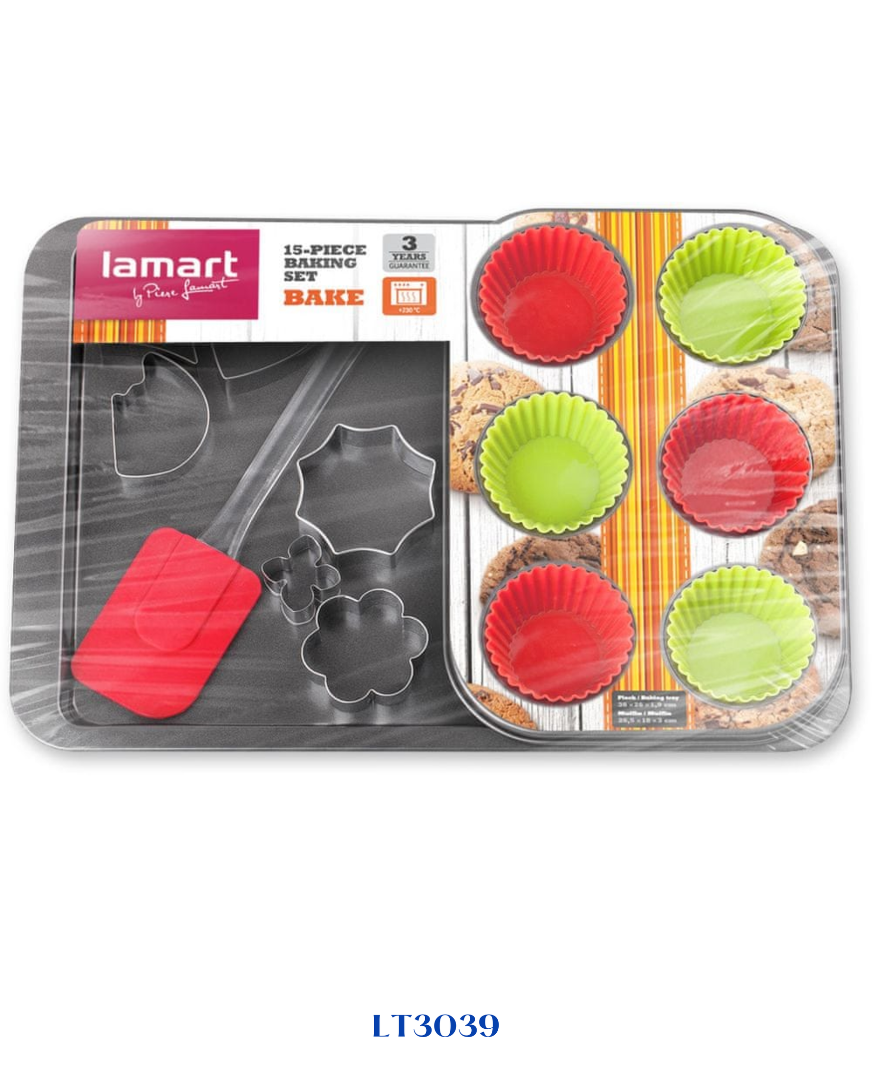 LAMART BAKEWARE SET  BAKE 15PCS
