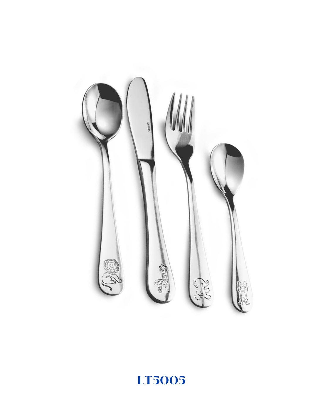 LAMART CHILDREN'S CUTLERY SET ZOO 4PCS