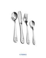 LAMART CHILDREN'S CUTLERY SET ZOO 4PCS