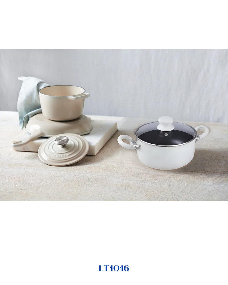 LAMART NON-STICK CASSEROLE WITH LID 20 CM 2.7L
