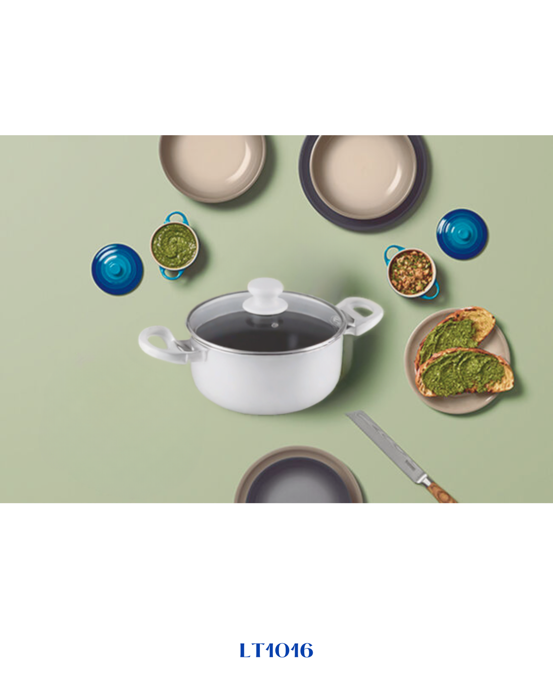 LAMART NON-STICK CASSEROLE WITH LID 20 CM 2.7L
