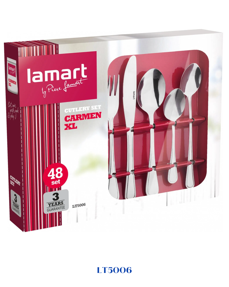 LAMART CUTLERY SET CARMEN 48PCS
