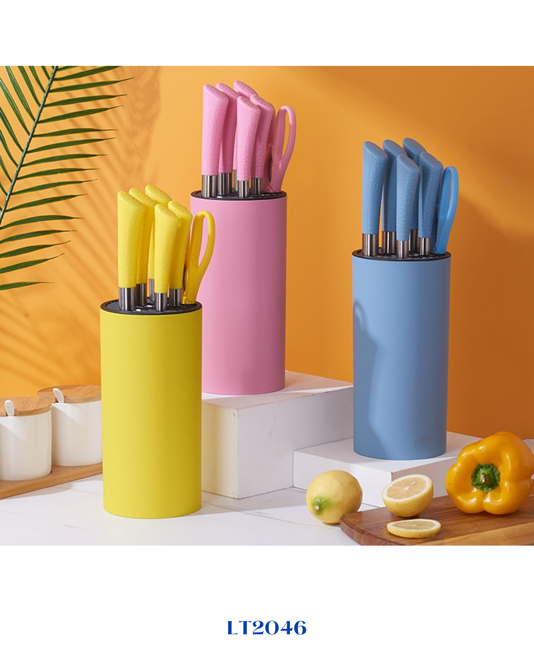 LAMART KNIFE HOLDER YELLOW