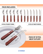 LAMART PIECE STEAK CUTLERY SET