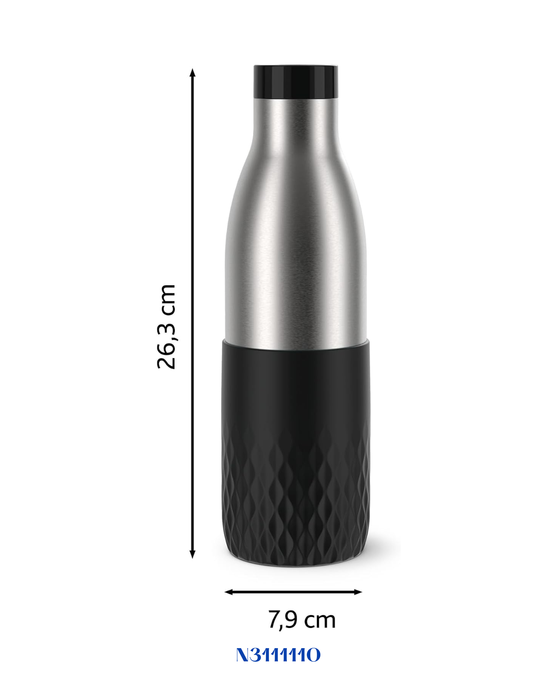 TEFAL BLUDROP HYDRATION BOTTLE 0.7L