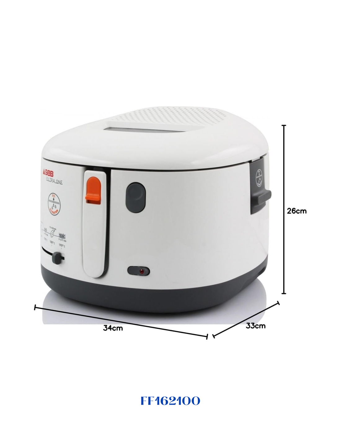 TEFAL SEB FRYER FILTRA ONE WHITE