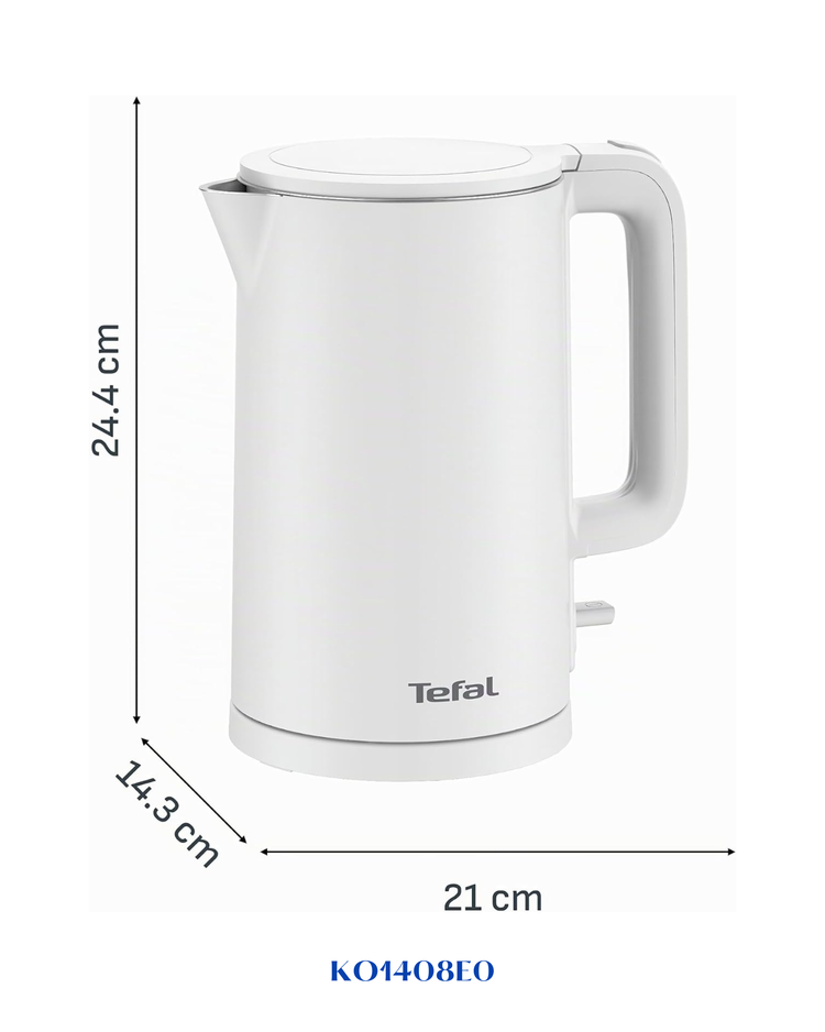 TEFAL THERMO PROTECT DOUBLE LAYER KETTLE STAINLESS STEEL 1.5L