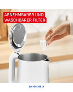 TEFAL THERMO PROTECT DOUBLE LAYER KETTLE STAINLESS STEEL 1.5L