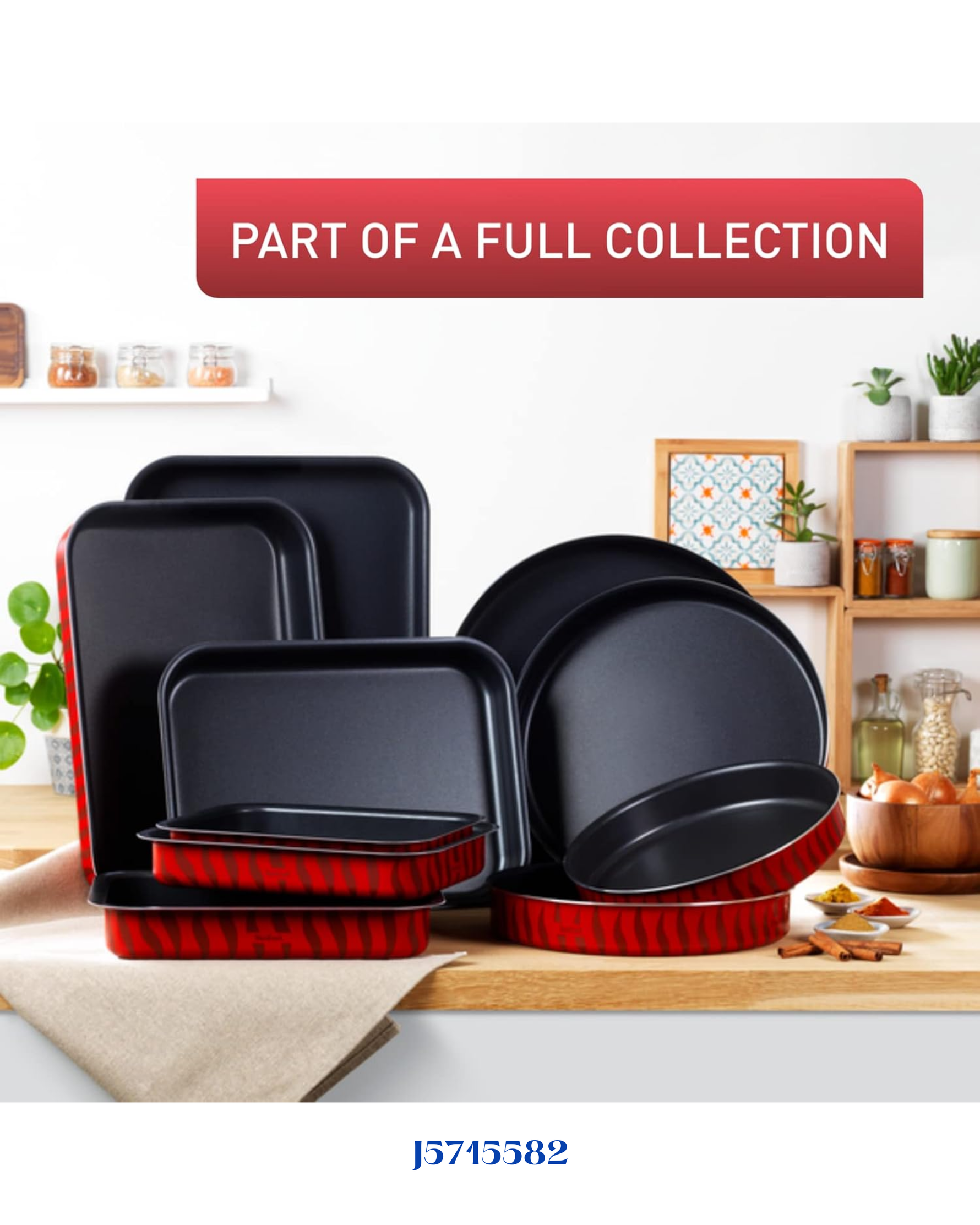 TEMPO FLAME 3-PIECE SET, OVEN DISHES 24X31CM 27X37CM 29X41CM