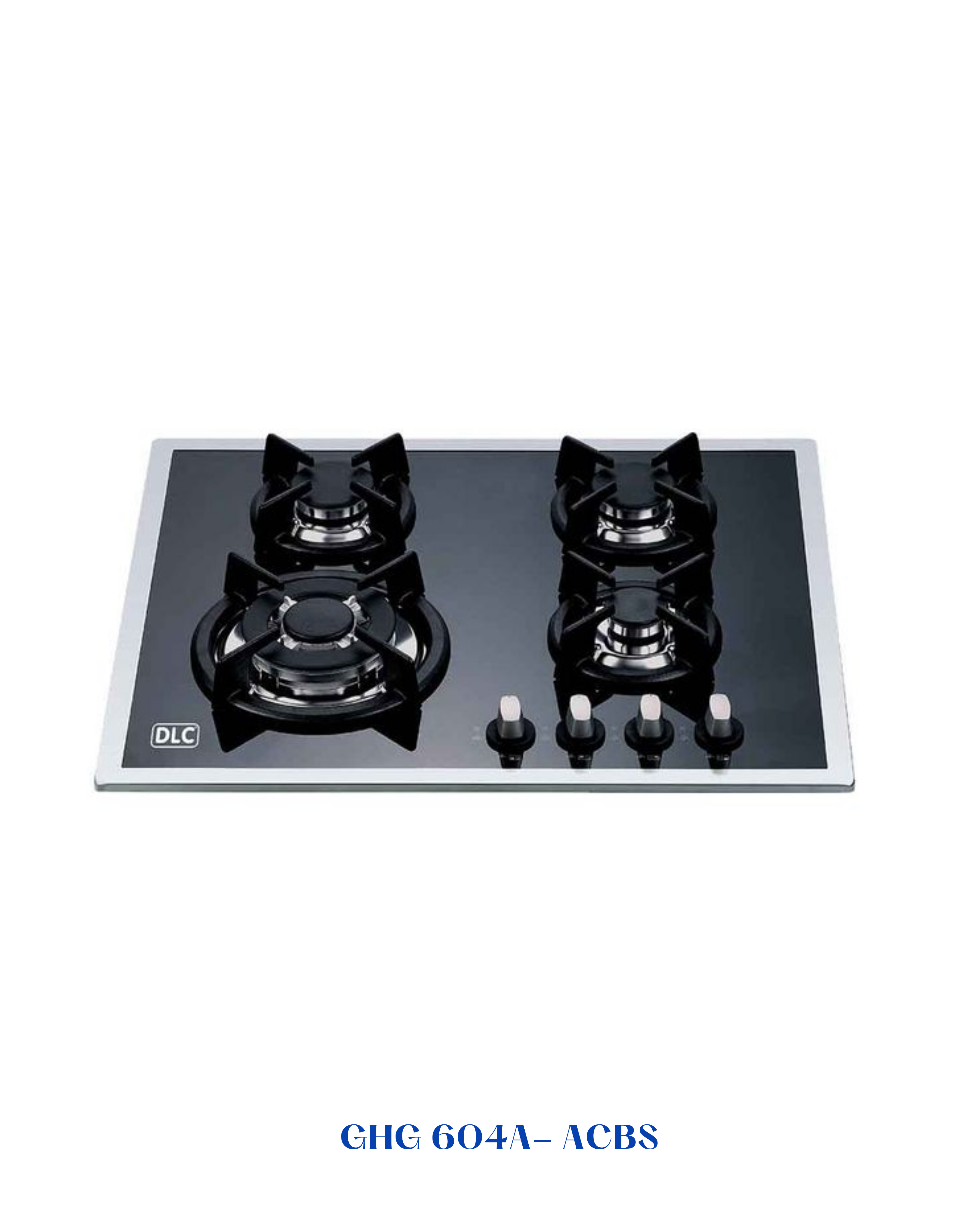 DLC BUILT-IN GLASS GAS HOB 60CM