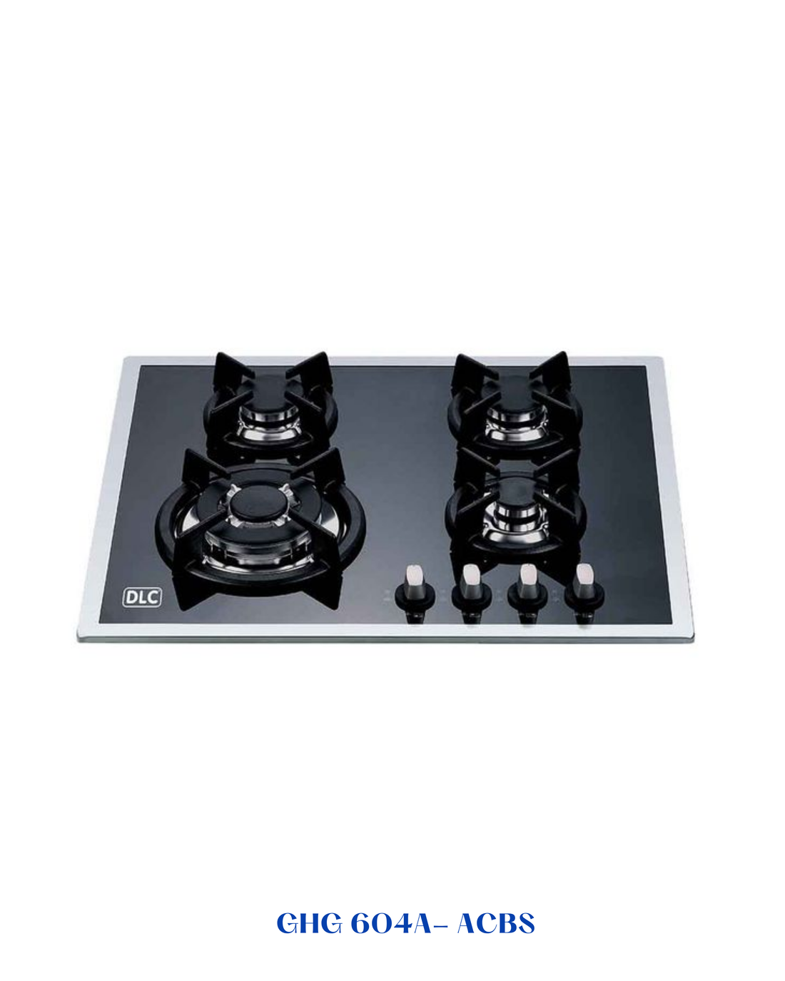 DLC BUILT-IN GLASS GAS HOB 60CM