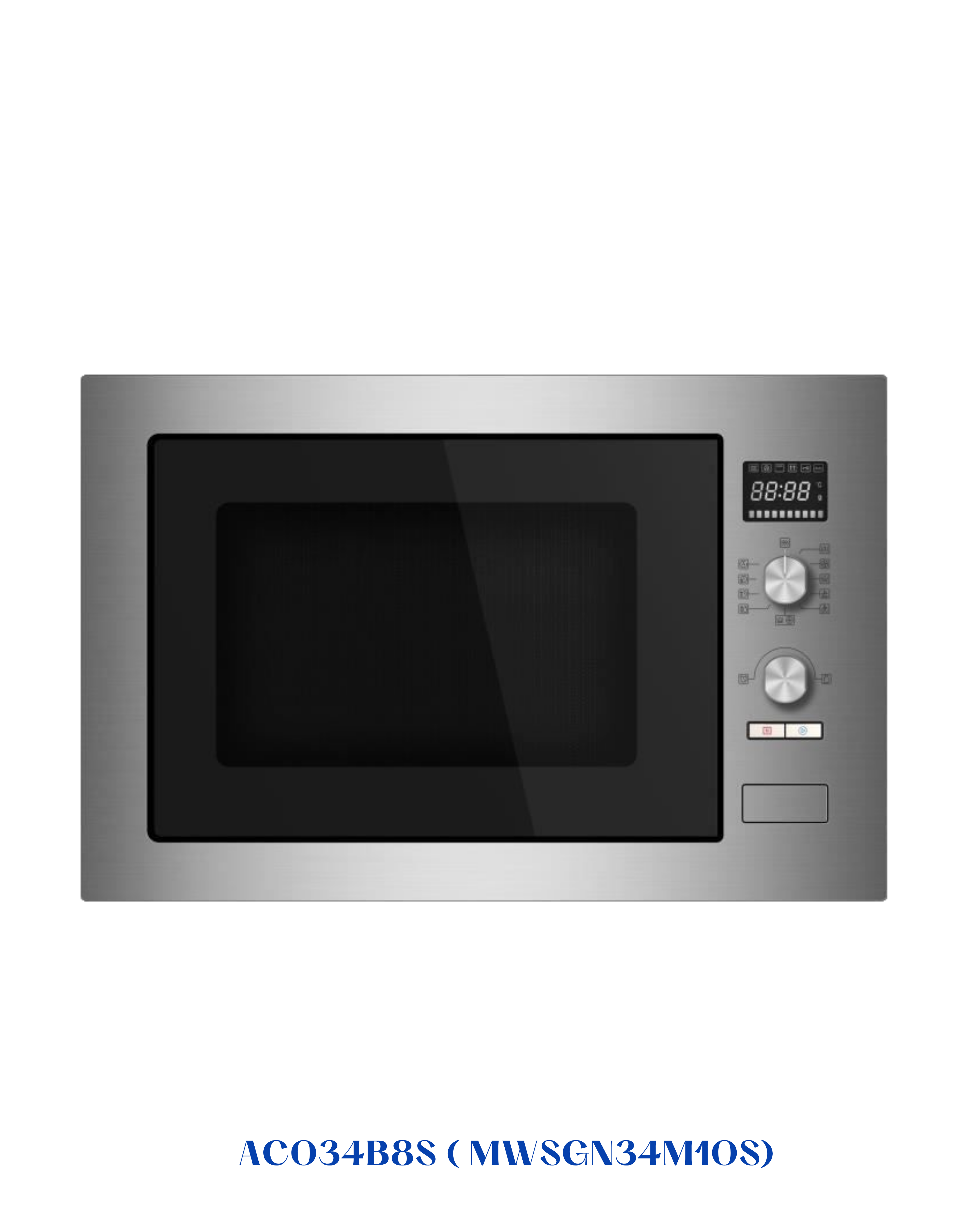 DLC BUILT-IN MICROWAVE OVEN WITH GRILL 34L 60CM