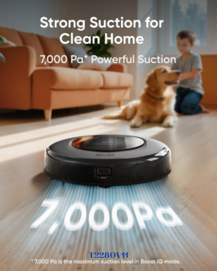 ANKER EUFY ROBOT VACUUM OMNI C20 WITH ALL-IN-ONE STATION – 7,000PA,