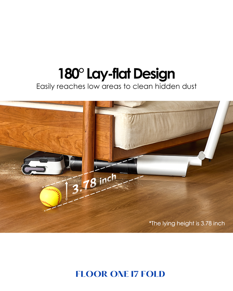 Tineco FLOOR ONE i7 FOLD Cordless Wet & Dry Vacuum Cleaner – 230W, 22,000Pa, 0.7L