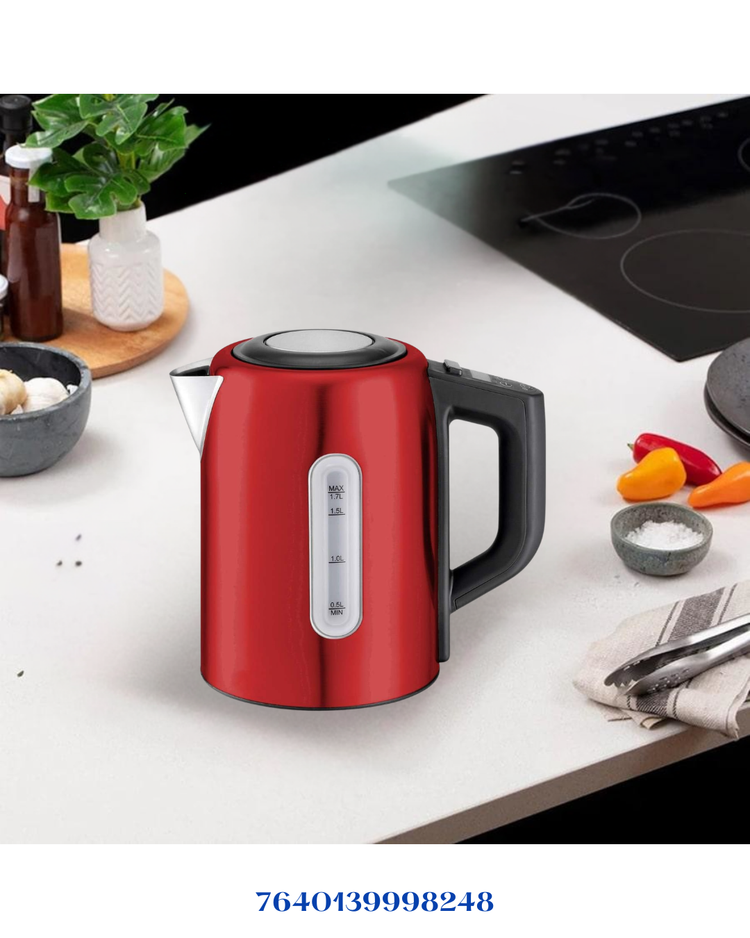 TRISA Vario Temp Electric Kettle Red 2200W 1.7L