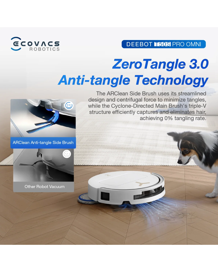 ECOVACS DEEBOT T50S PRO OMNI Robot Vacuum & Mop 25,000Pa