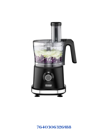 TRISA Stir 'n' Slice Food Processor Black 600W 1.5L
