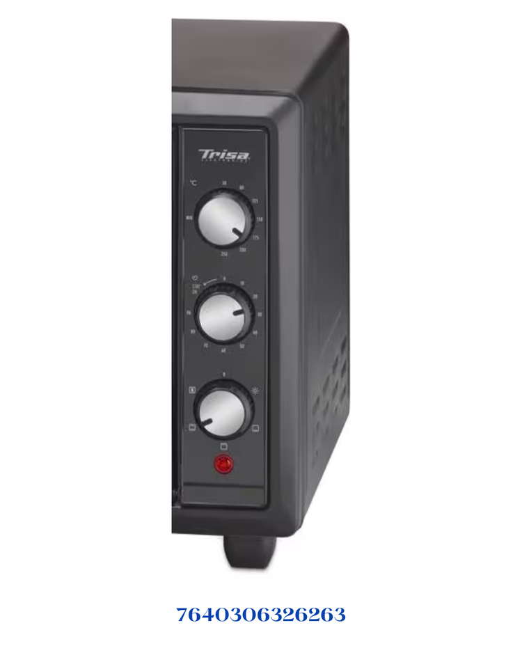 TRISA Forno Gusto Oven Black 1500W 28L