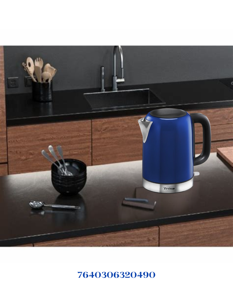 TRISA Diners Edition Electric Kettle Blue 2200W 1.7L