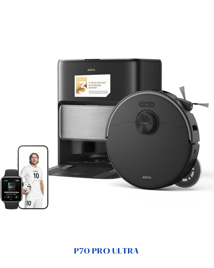 MOVA P70 Pro Ultra Robot Vacuum & Mop 30,000Pa