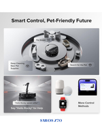 Roborock Saros Z70 Robot Vacuum and Mop Silver 22,000Pa