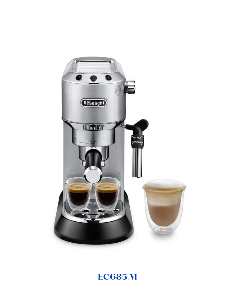DeLonghi Dedica Style EC685.M silver espresso machine