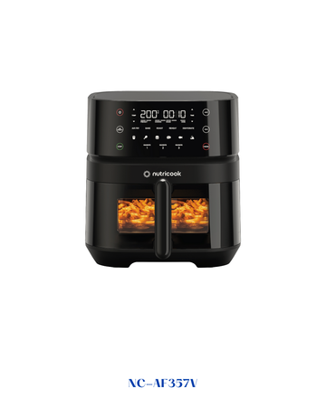 Nutricook Air Fryer 3 Vision Black 1700W 5.7L