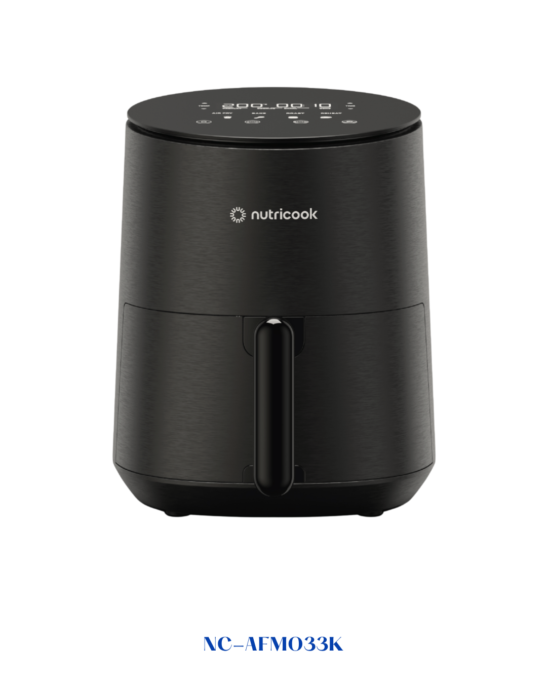 Nutricook Air Fryer Mini Black 1500W 3.3L — NC-AFM033K