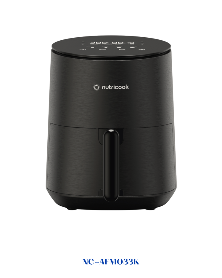 Nutricook Air Fryer Mini Black 1500W 3.3L — NC-AFM033K