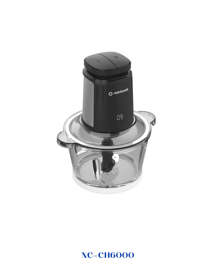 Nutricook Chopper & Mincer - Silver / Black 500W 3L - NC-CH6000